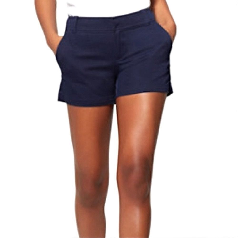 New York & Company Navy 4 INCH HAMPTON SHORT Size 12 NWT